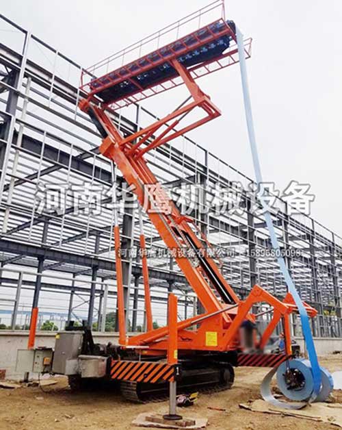 液壓升降平臺(tái)施工現(xiàn)場(chǎng)